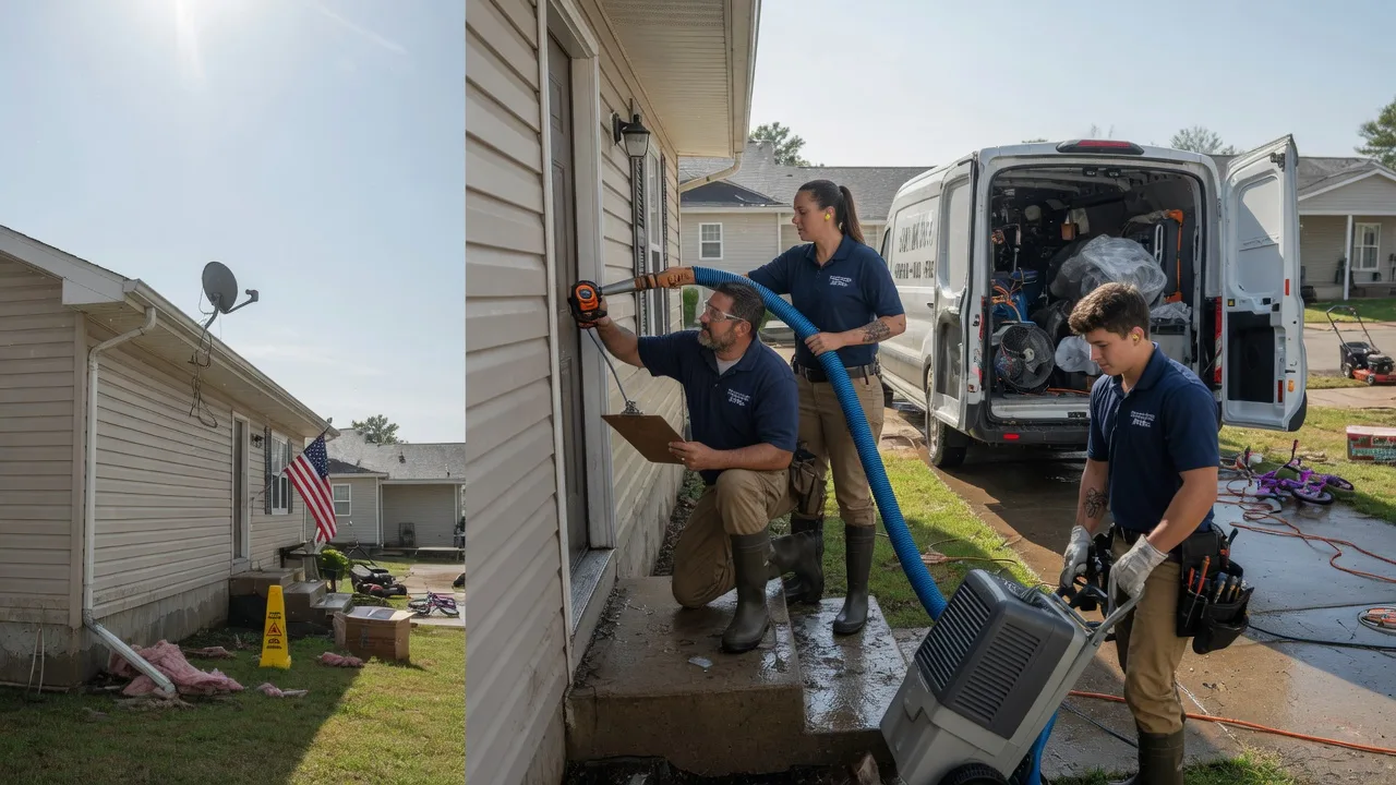 Ceiling Water Damage Restoration in Martindale, TX near me